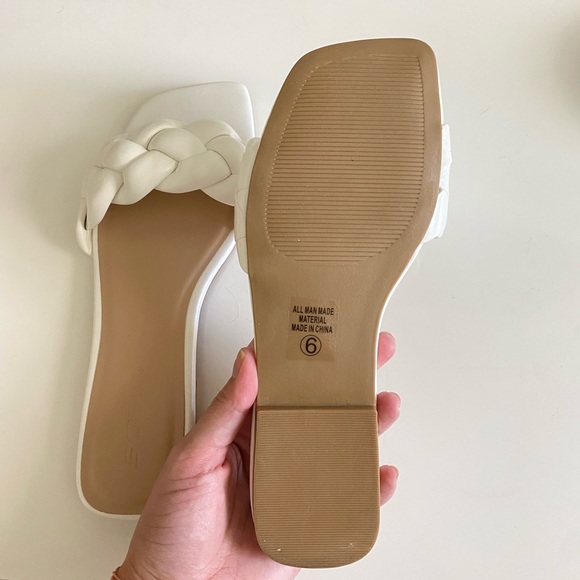 Pretty White Sandals - Picture 6 of 7